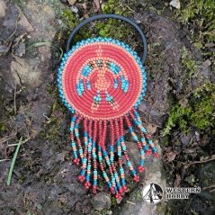 Vyšívaná ozdoba do vlasů