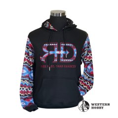 Dámská hoodie Black Aztec