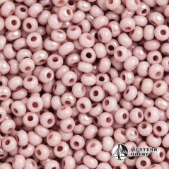 Korálky růžové - rokajl 50g