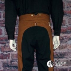 Kalhoty Saddle Seat tan/black