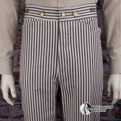 Old style kalhoty Striped Natural/Navy
