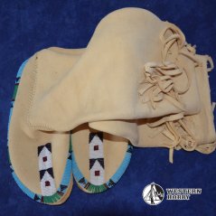 Apačské mokasíny s výšivkou