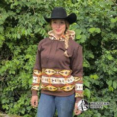 Mikina Southwest brown