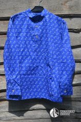 Calico košile modrá