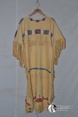 Indiánské šaty kožené Cheyenne