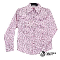 Dívčí košile Floral Paisley pink