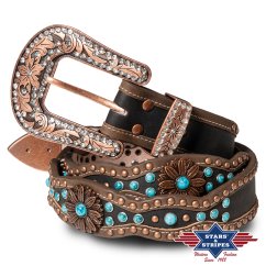 Westernový opasek STONE-9