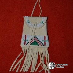 Váček z jelenice na opasek