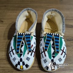 Mokasíny celovyšívané