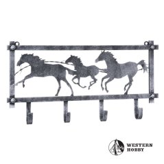 Věšák s motivem koní