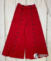 Dámská kalhotová sukně červená