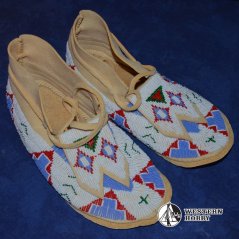 Vinnetou mokasíny celovyšívané