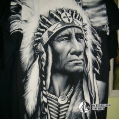 Tričko s indiánským motivem