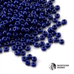 Tmavě modré korálky - 50ks