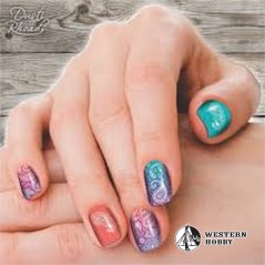 Nálepky na nehty Paisley Pastels