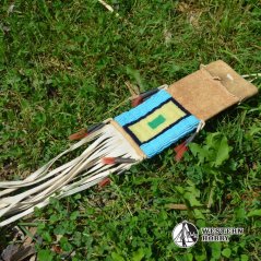 Váček z jelenice jednostranně vyšívaný