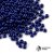 Tmavě modré korálky - 50ks
