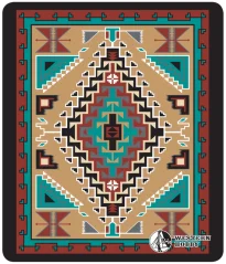 Indiánská deka - dvojlůžko