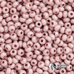 Korálky růžové - rokajl 50g