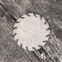 Kožený podtácek kulatý