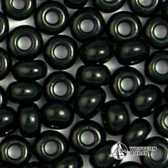 Černé korálky - 50ks