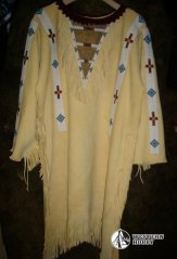 Indiánská košile kožená