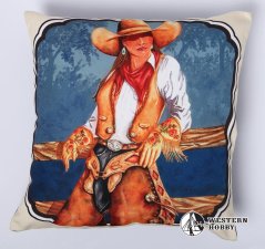 Polštář - cowgirl