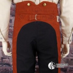 Kalhoty saddle seat rust/black