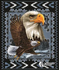 Indiánská deka - dvojlůžko