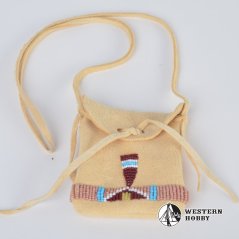 Kožená taštička na krk