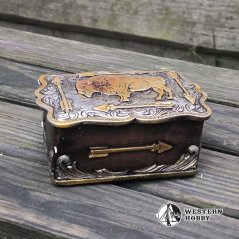 Westernová šperkovnice „Divoký bizon“