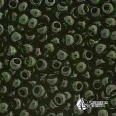 Korálky lahvově zelená - rokajl 50g