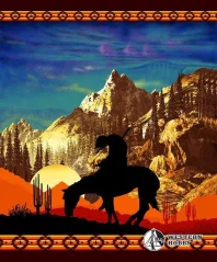 Indiánská deka - dvojlůžko