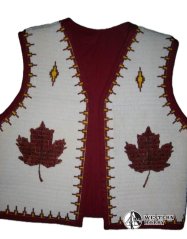 Celovyšívaná vesta