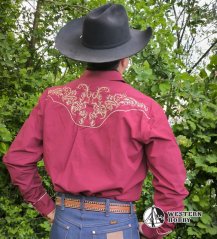 Pánská košile AD Burgundy