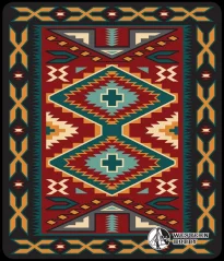 Indiánská deka - dvojlůžko