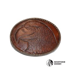 Kožená přezka s orlem