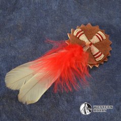 Ozdoba do vlasů s pěřím