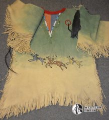 Mužská indiánská kožená košile