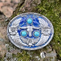 Westernová spona Blue