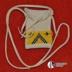 Kožená taštička na krk