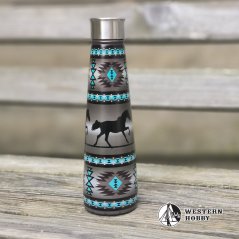 Láhev na vodu Horses tyrkys