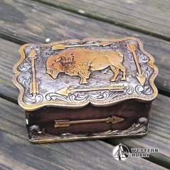Westernová šperkovnice „Divoký bizon“