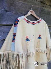 Indiánské šaty kožené