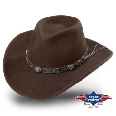 Klobouk Walker brown