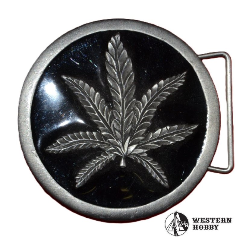 Spona s motivem Cannabis