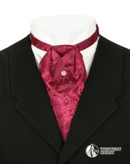 Pánská old style kravata burgundy