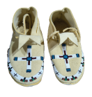 Částečně vyšívané mokasíny