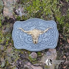 Spona na opasek Longhorn