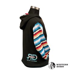 Dámská hoodie Black Pastel Serape